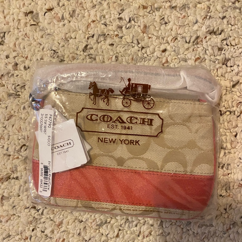 Coach Zip Wristlet
